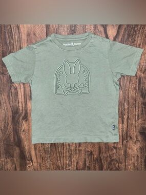 Psycho Bunny Olive Green Crewneck Tee